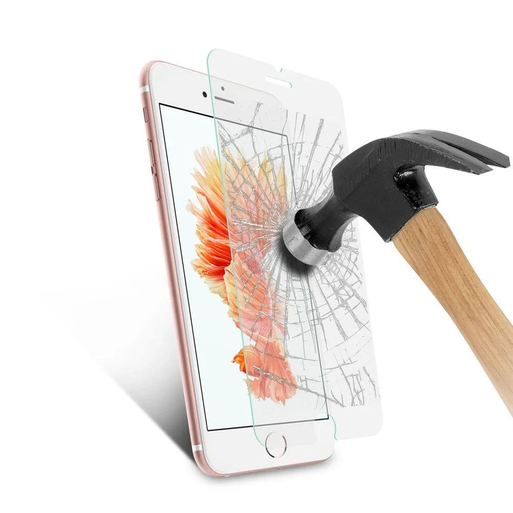 For iPhone SE (2020)/SE (2022)/8/7 4.7 inch Clear Thin 0.3mm Tempered Glass Screen Protector Film (Arc Edge) - 6