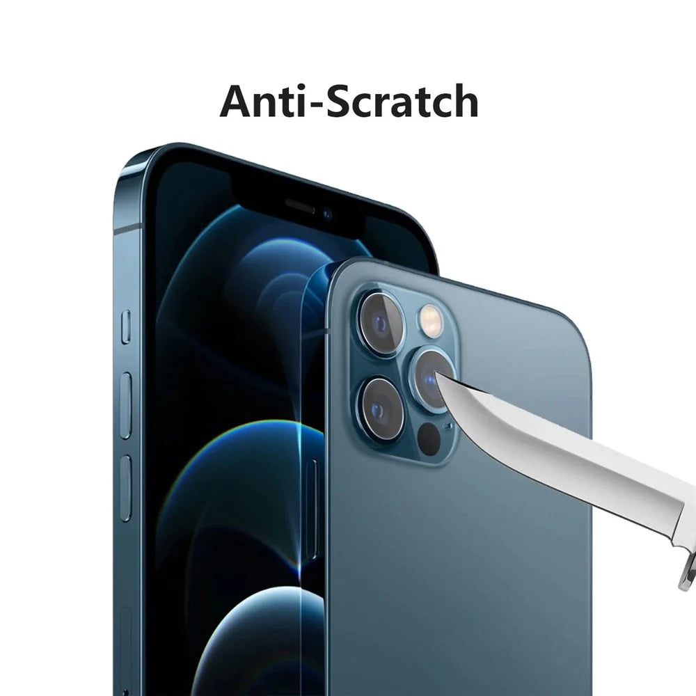 HAT PRINCE 0.2mm 9H 2.15D Arc Edges Tempered Glass Back Camera Lens Film 3Pcs/Group for iPhone 12 Pro Max - 3