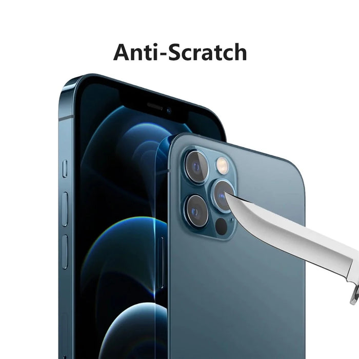 HAT PRINCE 2 Group/Set 0.2mm 9H 2.15D Arc Edges Tempered Glass Back Camera Lens Film 3Pcs/Group for iPhone 12 Pro - 3