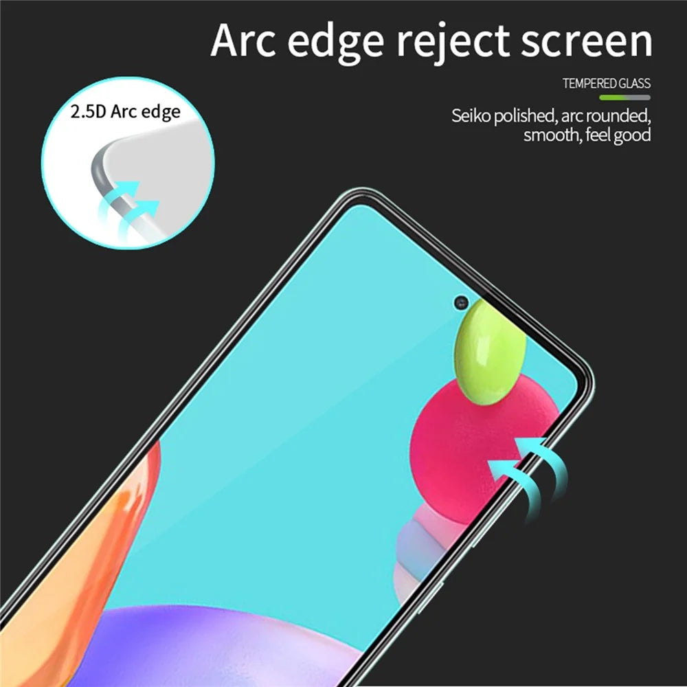 PINWUYO for Samsung Galaxy A52 4G/5G / A52s 5G Full Glue Tempered Glass Film [Anti-fingerprint] [Anti-explosion] - 6