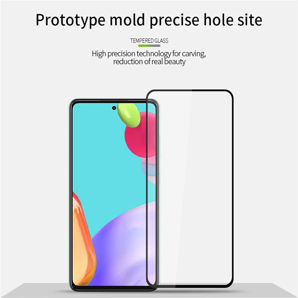 PINWUYO for Samsung Galaxy A52 4G/5G / A52s 5G Full Glue Tempered Glass Film [Anti-fingerprint] [Anti-explosion] - 7