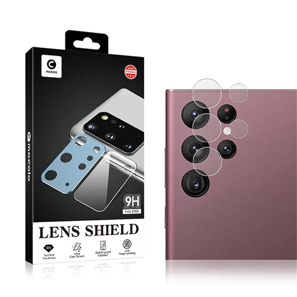 MOCOLO Anti-explosion Camera Lens Protector for Samsung Galaxy S21 Ultra 5G, High Definition Tempered Glass Lens Cover Film - 2
