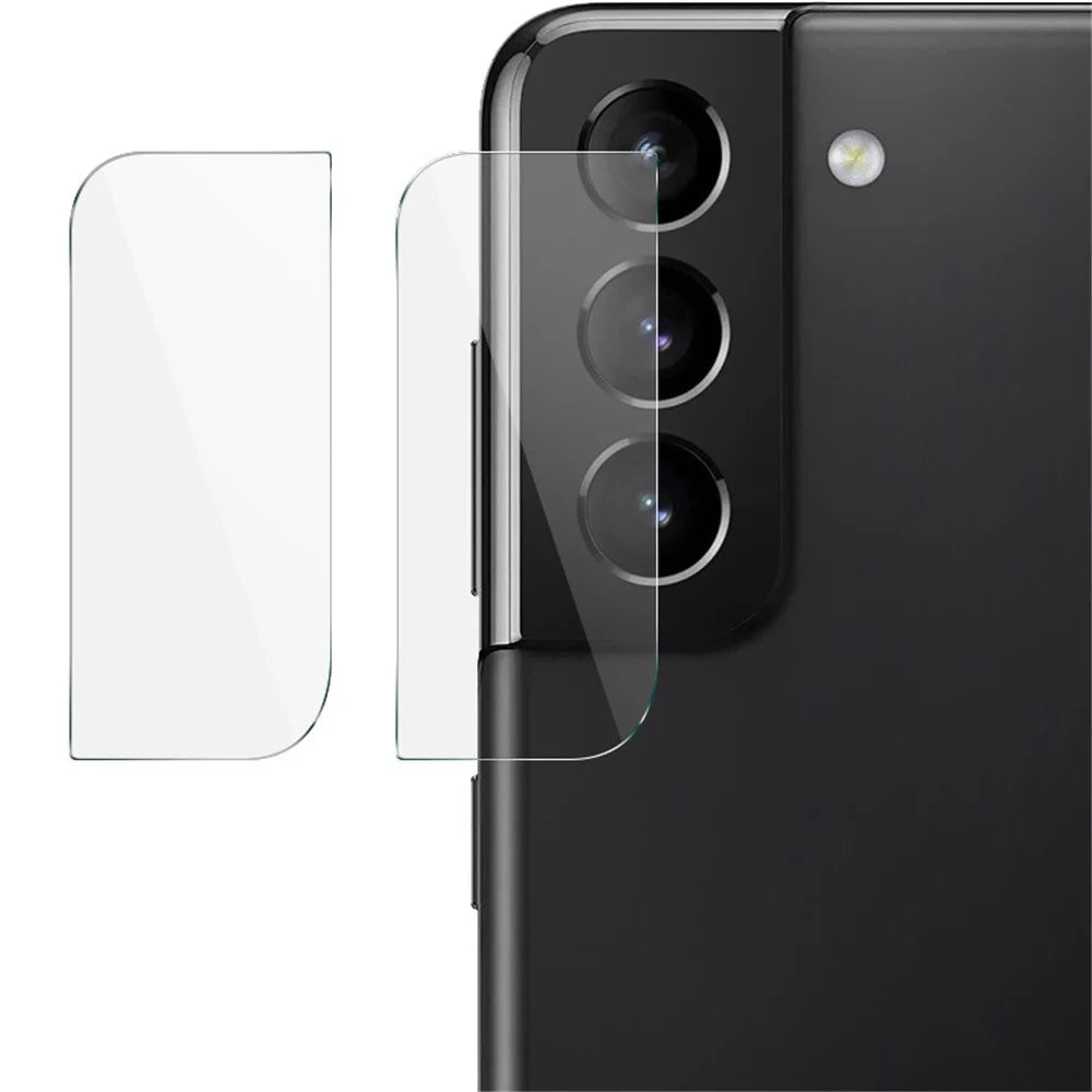 IMAK 2Pcs/Pack for Samsung Galaxy S21 4G/5G 5G Wear Resistant High Definition Glass Lens Film - 1
