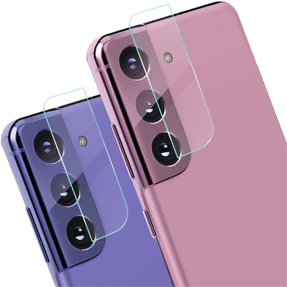 IMAK 2Pcs/Pack for Samsung Galaxy S21 4G/5G 5G Wear Resistant High Definition Glass Lens Film - 2