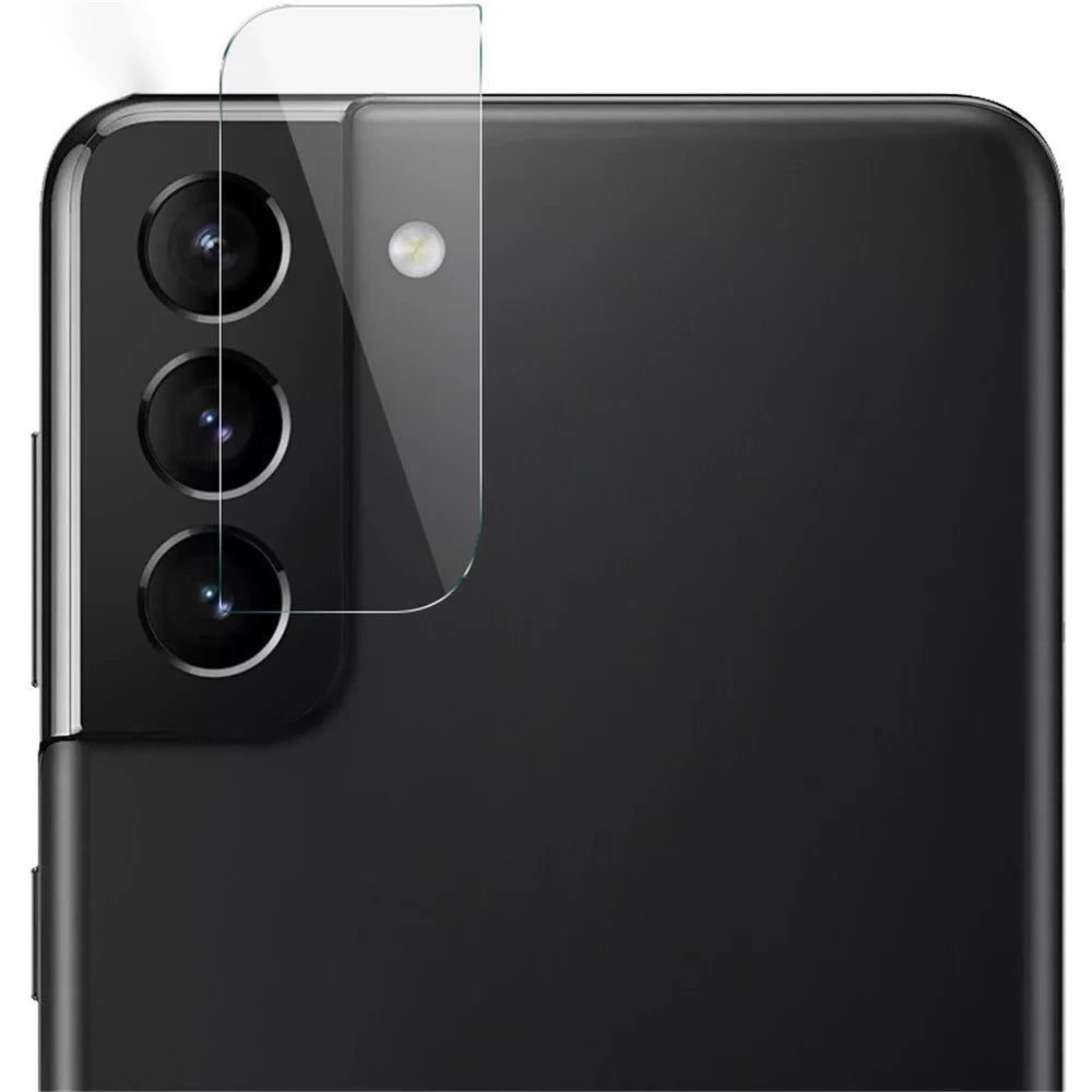 IMAK 2Pcs/Pack for Samsung Galaxy S21 4G/5G 5G Wear Resistant High Definition Glass Lens Film - 4