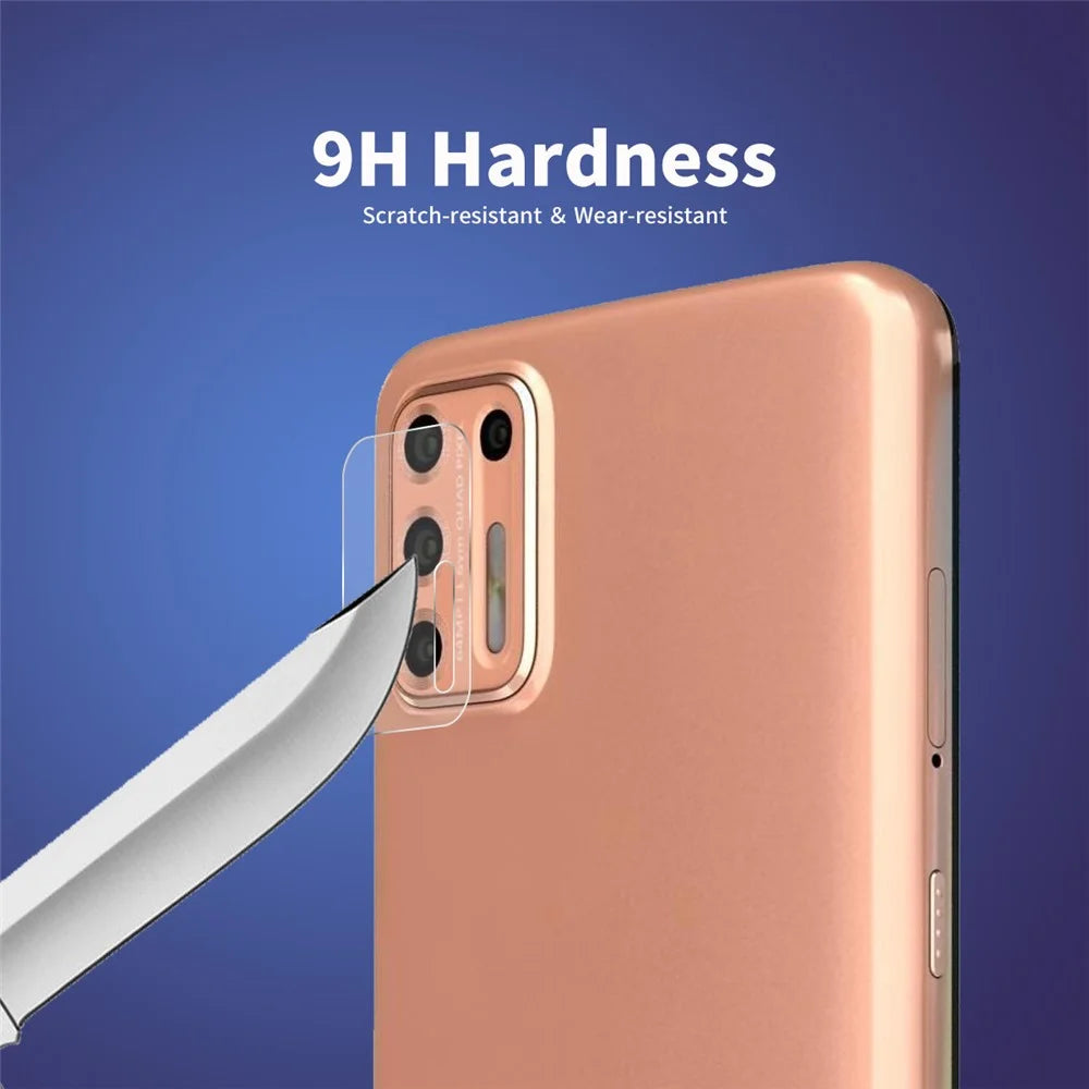 ENKAY HAT PRINCE 2Pcs / Set Anti-Scratch 0.2mm 9H 2.15D Arc Edges Tempered Glass Rear Camera Lens Protector for Motorola Moto G9 Plus - 4