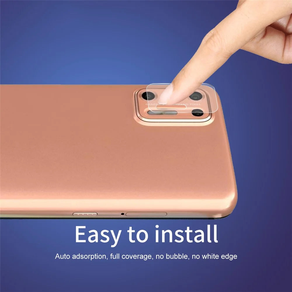 ENKAY HAT PRINCE 2Pcs / Set Anti-Scratch 0.2mm 9H 2.15D Arc Edges Tempered Glass Rear Camera Lens Protector for Motorola Moto G9 Plus - 5