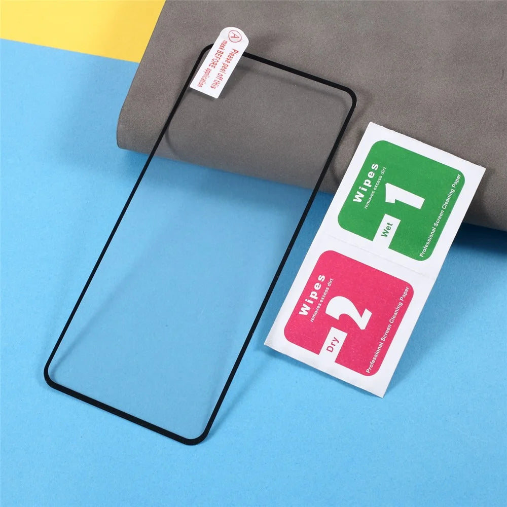 Silk Print Complete Covering Full Glue Tempered Glass Screen Protector for Oppo A53 (2020) - 7