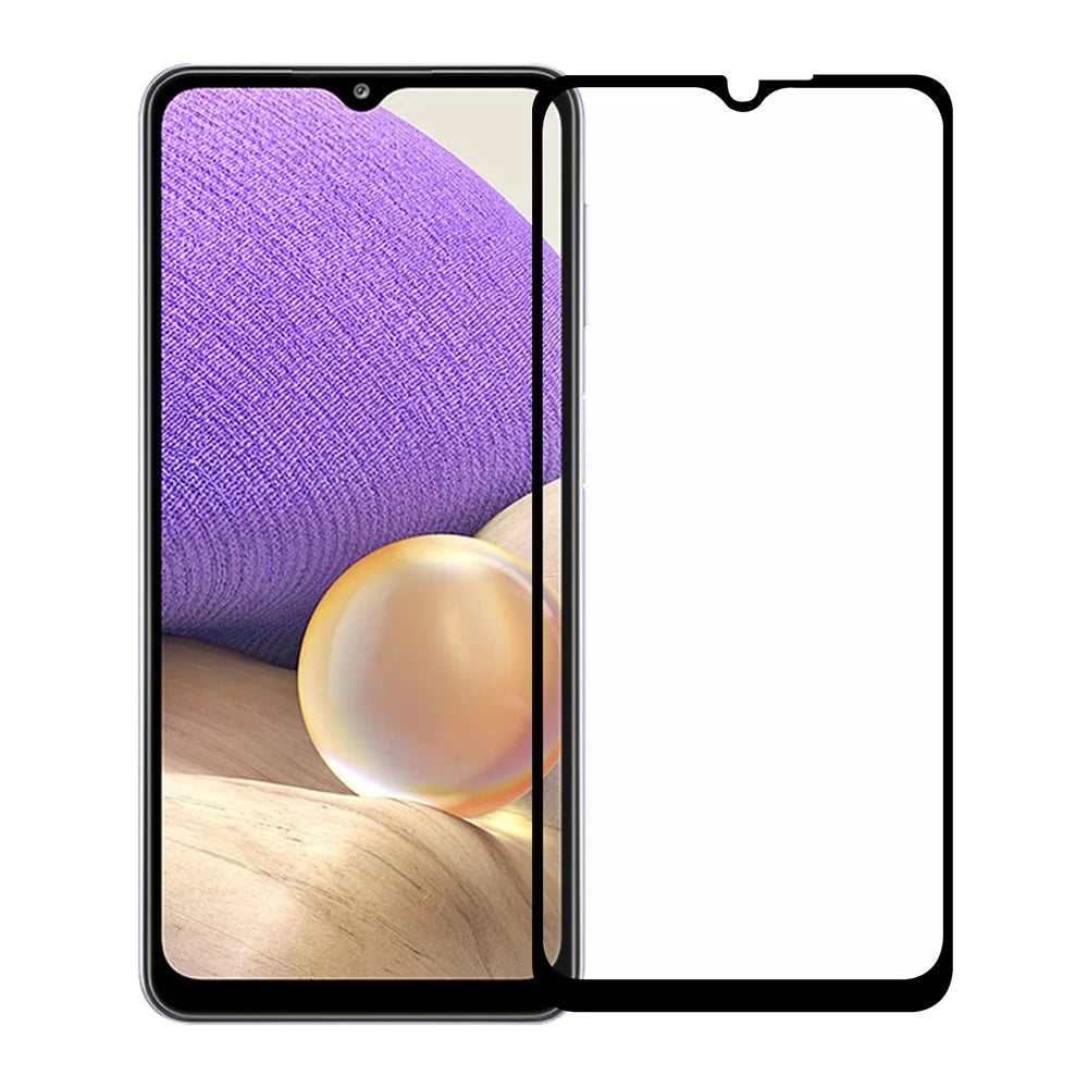 Complete Covering Full Glue Tempered Glass Film Black Edges Screen Protector for Samsung Galaxy A32 5G/M32 5G - 1