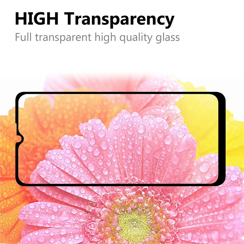 Complete Covering Full Glue Tempered Glass Film Black Edges Screen Protector for Samsung Galaxy A32 5G/M32 5G - 5