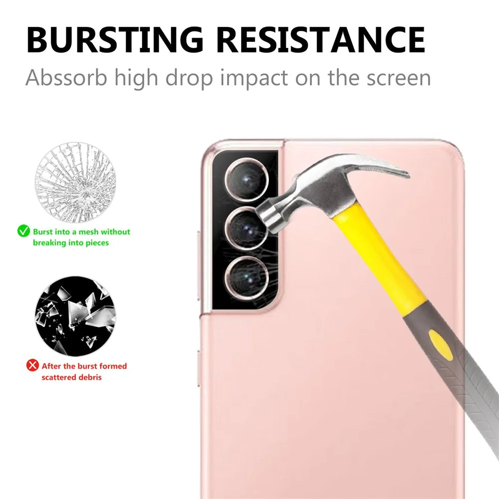 HD Tempered Glass Camera Lens Protector for Samsung Galaxy S21 4G/5G - 2