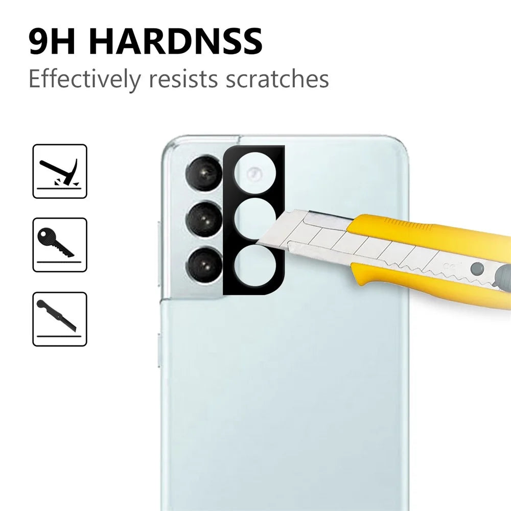 HD Tempered Glass Camera Lens Protector for Samsung Galaxy S21+ - 3