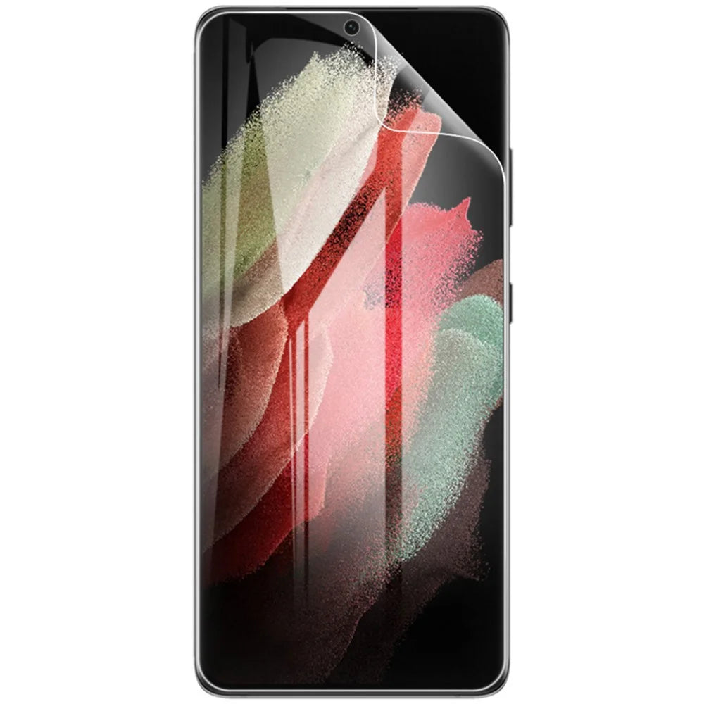 IMAK 2Pcs/Set TPU Hydrogel Film III Full Coverage Films HD Screen Protector for Samsung Galaxy S21 Ultra 5G - 3