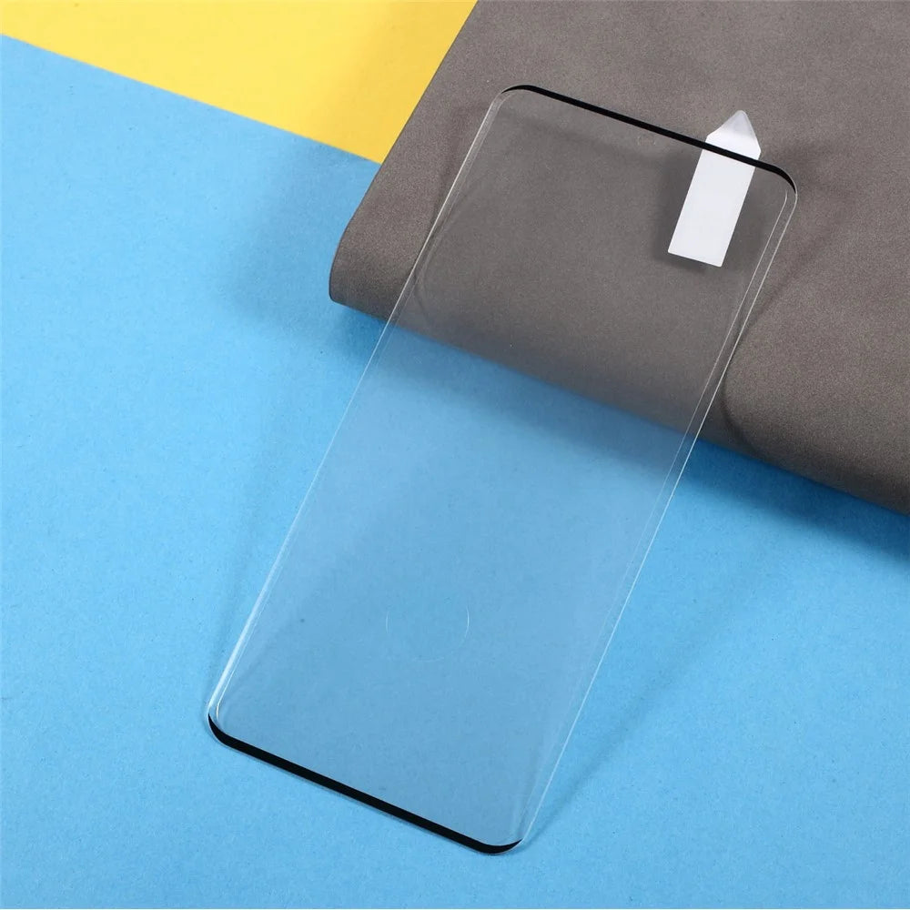 RURIHAI 3D Curved Full Screen Covering Tempered Glass Screen Protector [Side Glue] for Samsung Galaxy S21 Ultra 5G - 3
