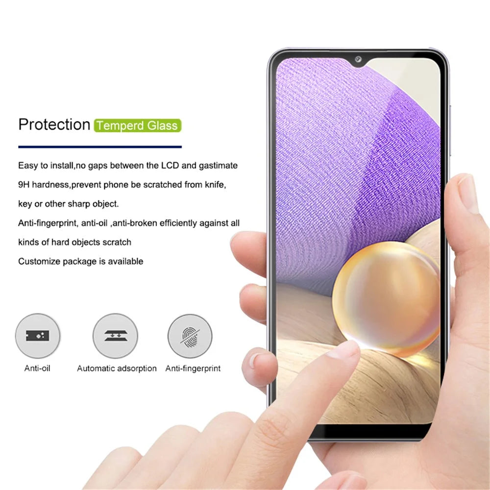 MOCOLO Anti-Explosion HD Ultra Clear Full Glue Tempered Glass Screen Protector for Samsung Galaxy A32 5G/M32 5G - 3