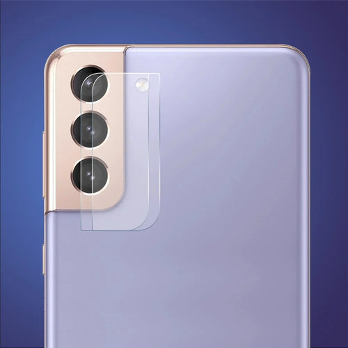 For Samsung Galaxy S21 4G/5G HAT PRINCE 2Pcs/Set Camera Lens Protector Ultra-clear 0.2mm 9H 2.15D Arc Edge Tempered Glass Camera Lens Protection Film - 1