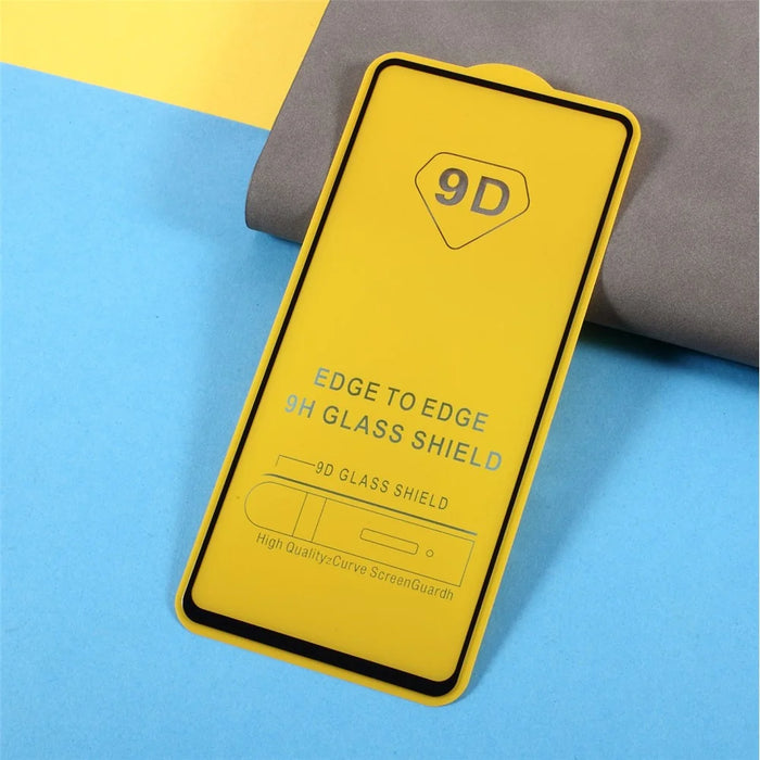 9D Full Glue Tempered Glass Screen Protector Film for Samsung Galaxy A52 4G/5G / A52s 5G / A53 5G [Silk Print] [Complete Coverage] - 4