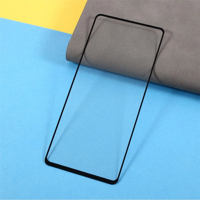 9D Full Glue Tempered Glass Screen Protector Film for Samsung Galaxy A52 4G/5G / A52s 5G / A53 5G [Silk Print] [Complete Coverage] - 5