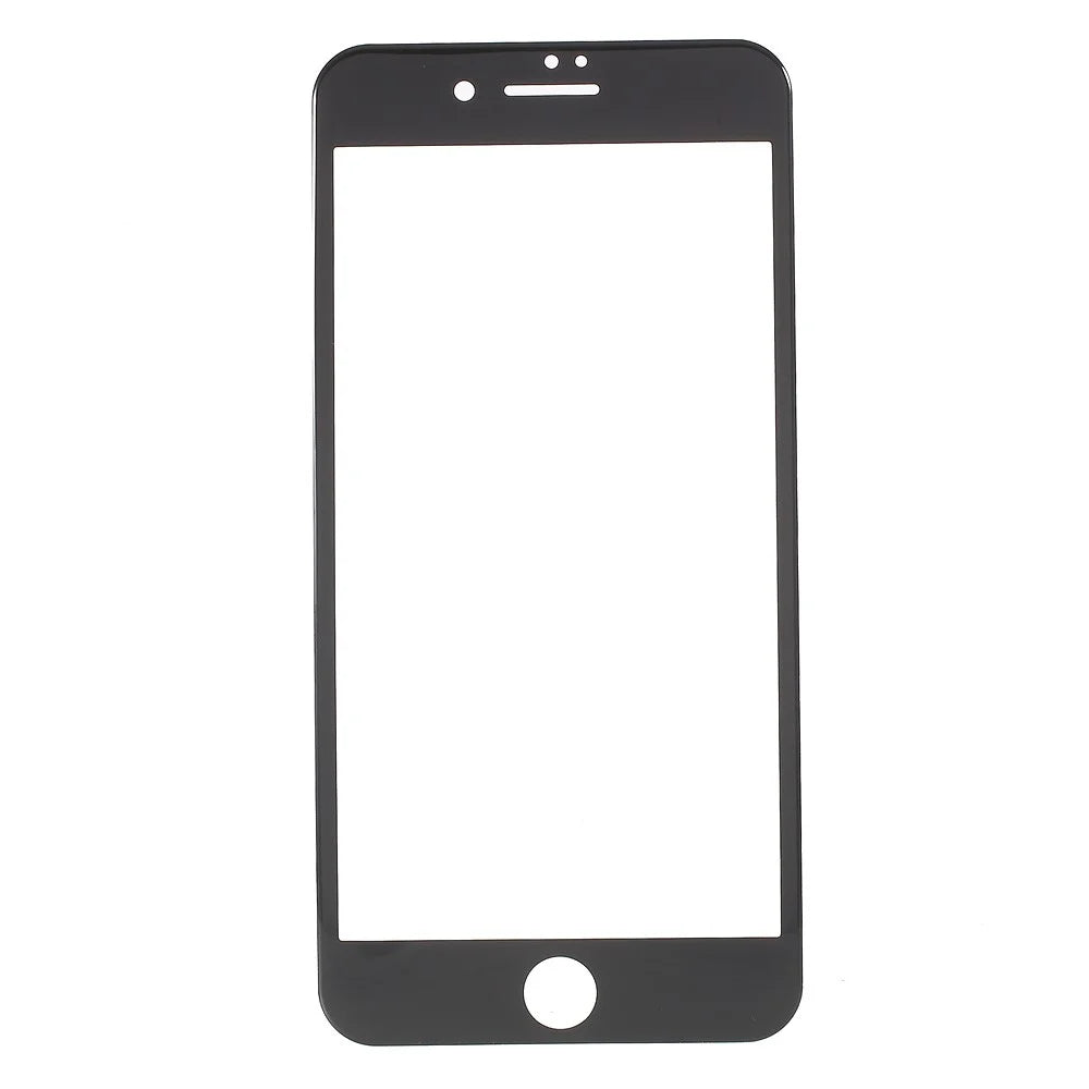 Soft Carbon Fiber Full Size Tempered Glass Screen Protector for iPhone 7 4.7 inch - Black - 1