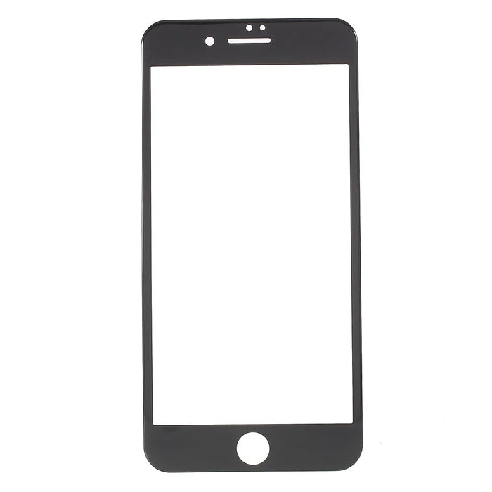 Soft Carbon Fiber Full Size Tempered Glass Screen Protector for iPhone 7 4.7 inch - Black - 1