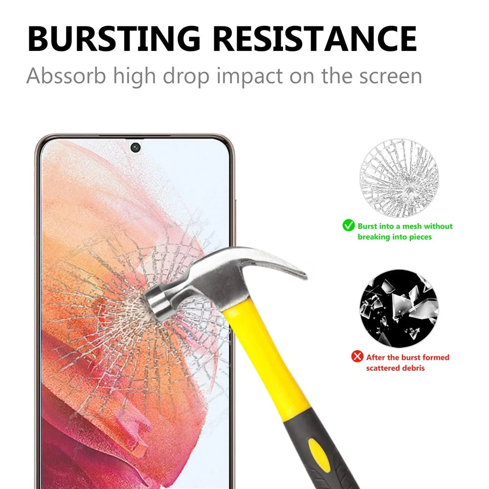 2.5D 9H Arc Edge Screen Tempered Glass Guard Protector for Samsung Galaxy S21 4G/5G - 2
