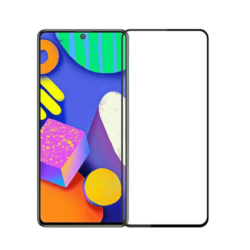 MOFI Full Screen Coverage Anti-explosion Tempered Glass Screen Protector Film [Full Glue] for Samsung Galaxy M62/F62 - 1