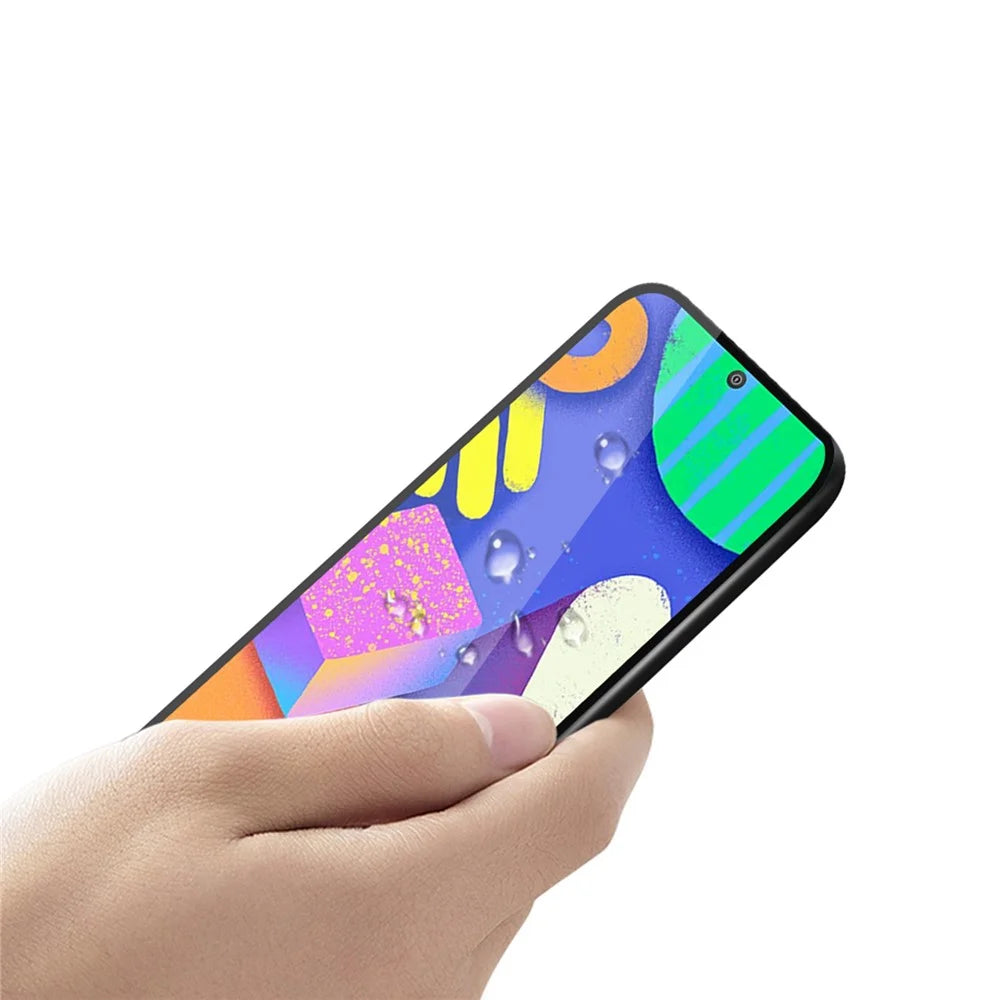 MOFI Full Screen Coverage Anti-explosion Tempered Glass Screen Protector Film [Full Glue] for Samsung Galaxy M62/F62 - 4