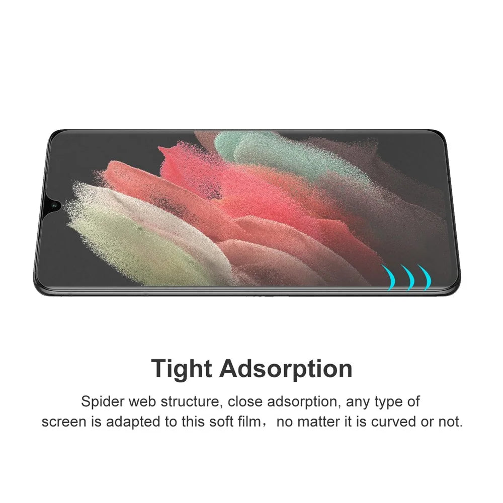 ENKAY HAT PRINCE Hydrogel Film Soft 3D Full Screen Protector Guard Film for Samsung Galaxy S21 Ultra 5G - 3