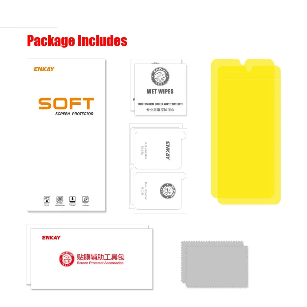 2Pcs ENKAY HAT PRINCE Hydrogel Film Soft 3D Full Screen Protector Guard Film for Samsung Galaxy S21 Ultra 5G - 7