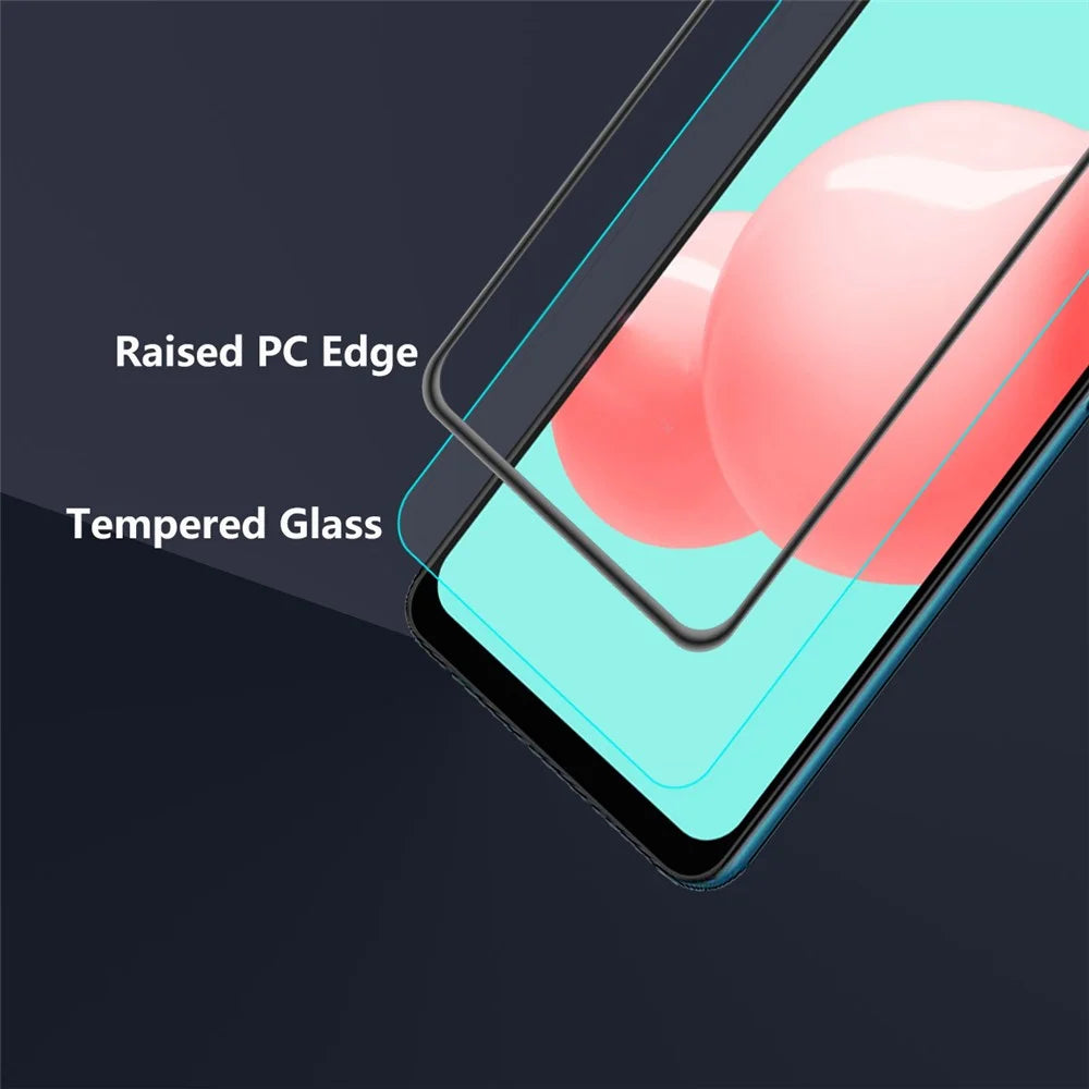 ENKAY HAT PRINCE 2PCS / Set Full Glue High Transparency 9H Tempered Glass Complete Covering Screen Protector for Samsung Galaxy A32 5G//M32 5G / M12 / A12 - 3