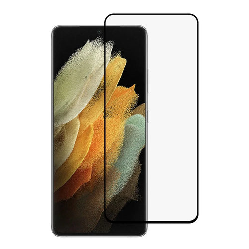 For Samsung Galaxy S21 Ultra 5G Tempered Glass Full Glue Full Coverage Screen Film [Fingerprint Unlock] - 1