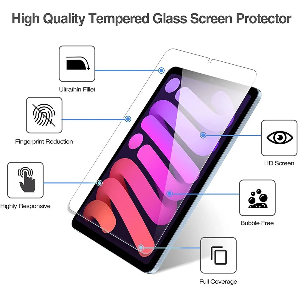 0.3mm Arc Edge Tempered Glass Screen Protective Film for iPad mini (2024) / mini (2021) - 7