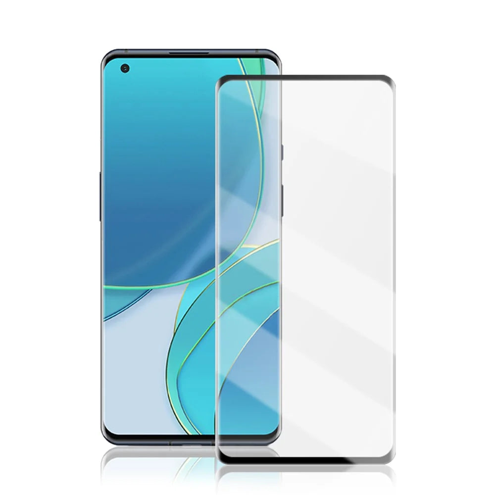 MOCOLO 3D Curved Full Cover Tempered Glass Screen Protector for OnePlus 9 Pro / 10 Pro / Xiaomi 12 Pro 5G / Oppo Find X3 Pro - 1