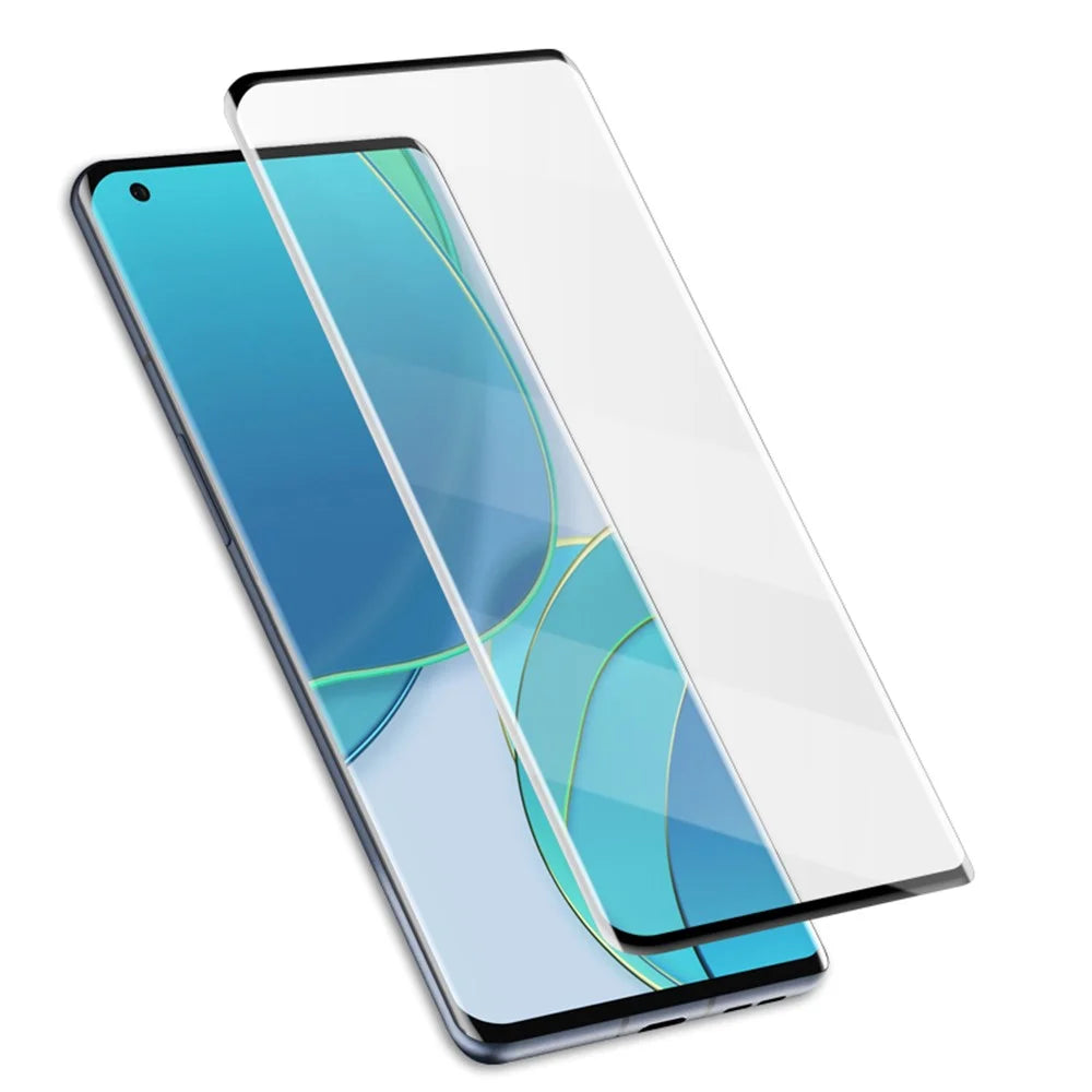 MOCOLO 3D Curved Full Cover Tempered Glass Screen Protector for OnePlus 9 Pro / 10 Pro / Xiaomi 12 Pro 5G / Oppo Find X3 Pro - 3