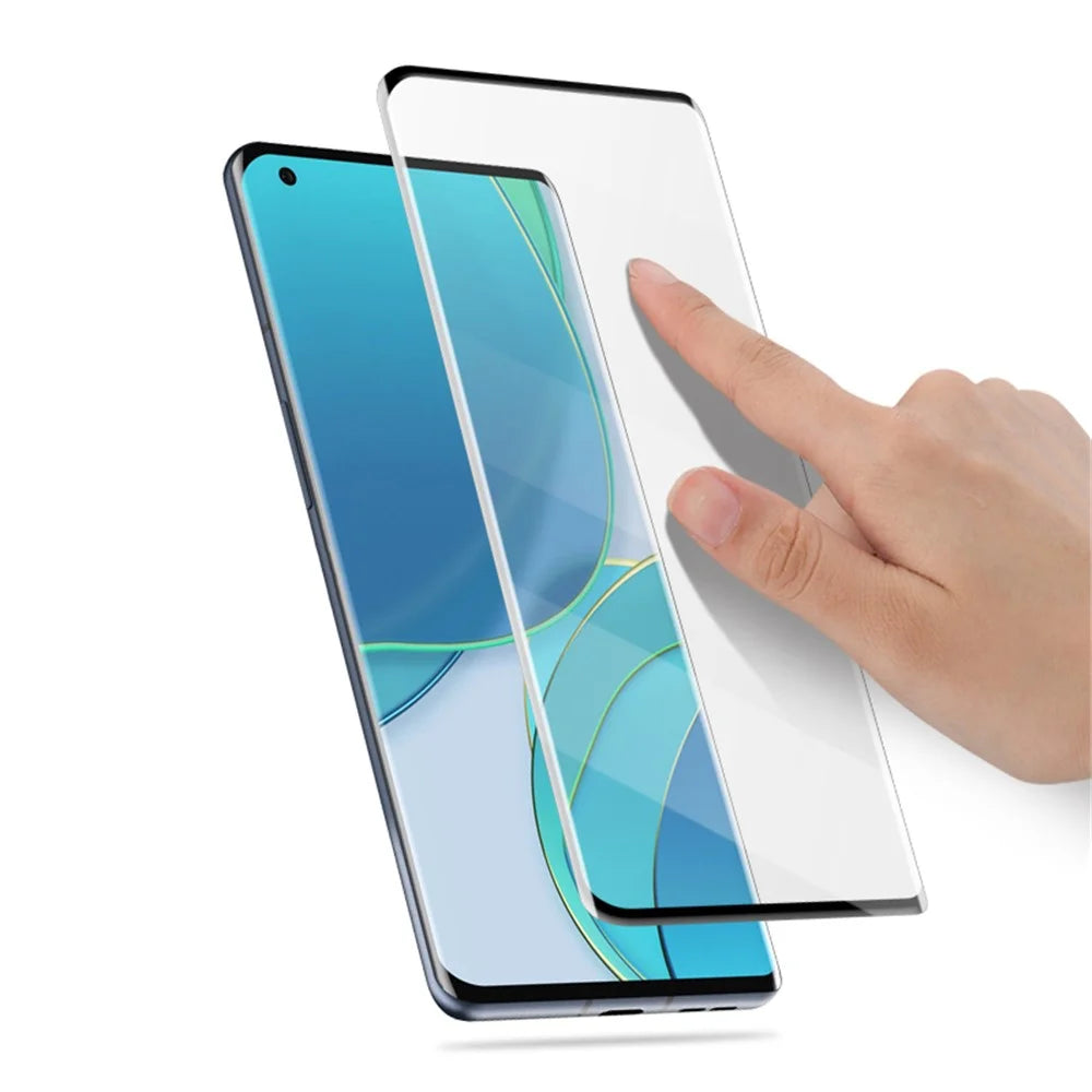 MOCOLO 3D Curved Full Cover Tempered Glass Screen Protector for OnePlus 9 Pro / 10 Pro / Xiaomi 12 Pro 5G / Oppo Find X3 Pro - 4