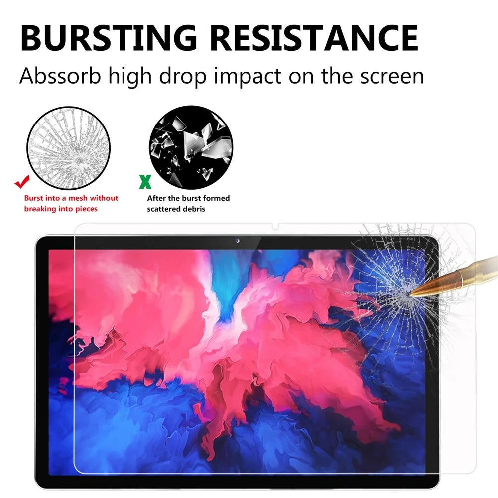 Ultra Clear Full Coverage Straight Edge Tempered Glass Screen Protector Film for Lenovo Tab P11 TB-J606F / Tab P11 5G - 3