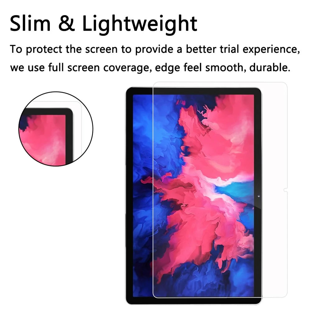 Ultra Clear Full Coverage Straight Edge Tempered Glass Screen Protector Film for Lenovo Tab P11 TB-J606F / Tab P11 5G - 4