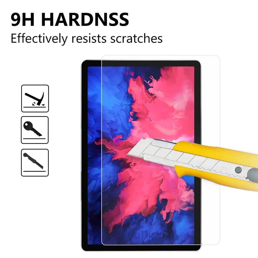 Ultra Clear Full Coverage Straight Edge Tempered Glass Screen Protector Film for Lenovo Tab P11 TB-J606F / Tab P11 5G - 5