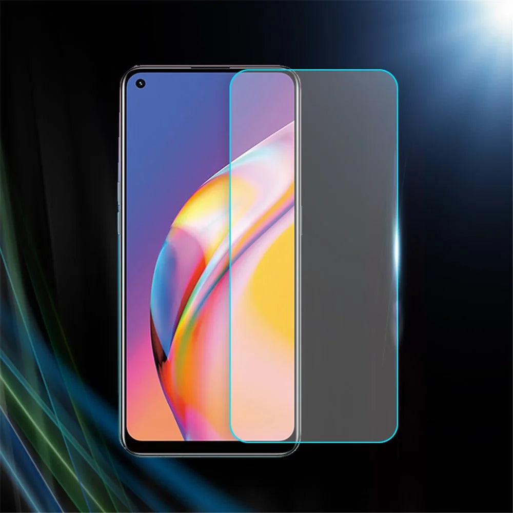 0.3mm Anti- fingerprint Arc Edge Tempered Glass Screen Protective Film for Oppo A94 - 4