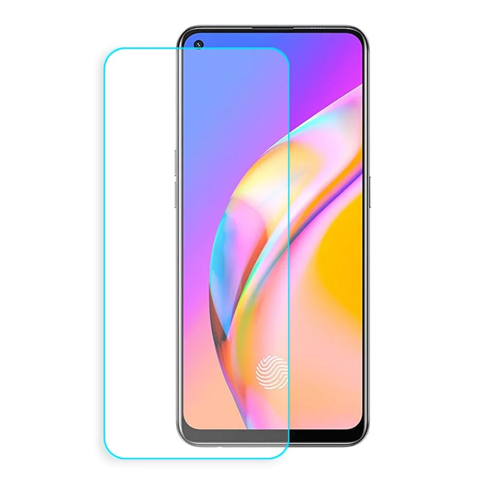 0.3mm Anti- fingerprint Arc Edge Tempered Glass Screen Protective Film for Oppo F19 Pro - 1