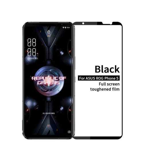 PINWUYO Anti-explosion Anti-fingerprint Tempered Glass Full Screen Full Glue Film for Asus ROG Phone 5 - 1