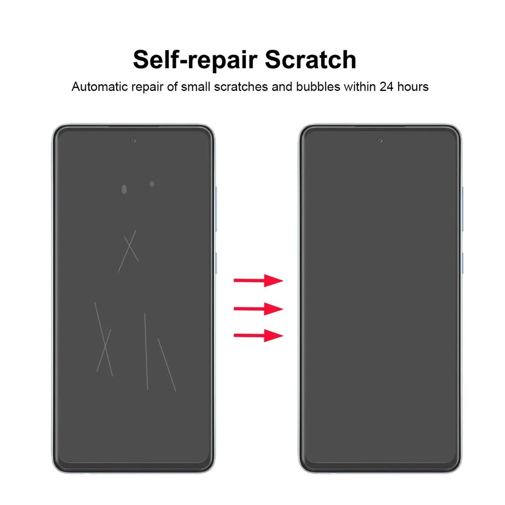 ENKAY HAT PRINCE Hydrogel Film 3D Full Screen Coverage Self-Repair Hydro-Coagulant Screen Protector Film for Samsung Galaxy A52 4G / 5G / A52s 5G - 4