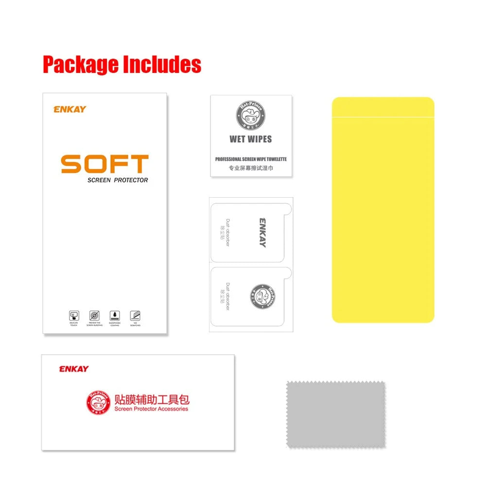 ENKAY HAT PRINCE Hydrogel Film 3D Full Screen Coverage Self-Repair Hydro-Coagulant Screen Protector Film for Samsung Galaxy A52 4G / 5G / A52s 5G - 7
