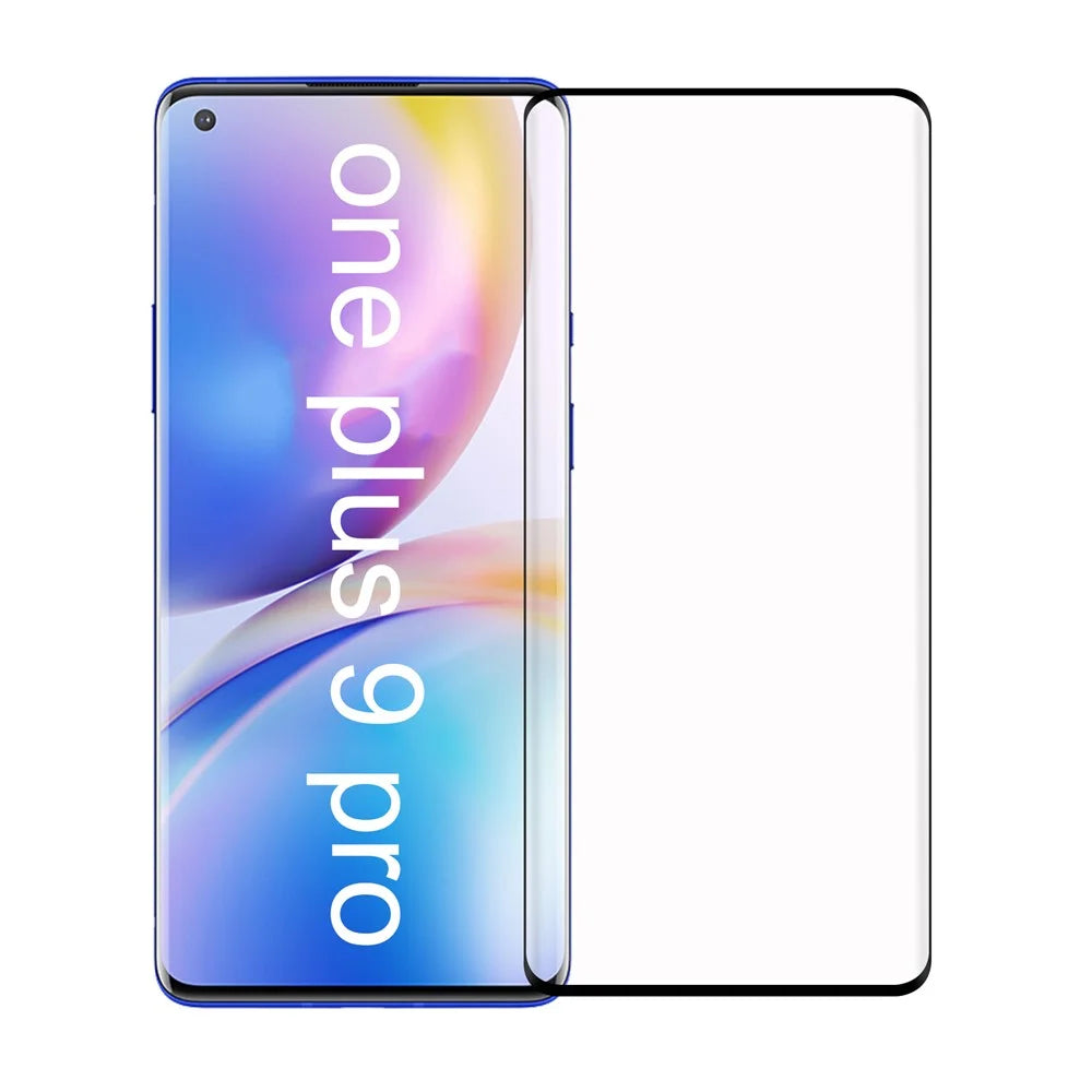 Anti-Fingerprint Ultra Clear 3D Tempered Glass Full Screen Protector Film for OnePlus 9 Pro/10 Pro - 1