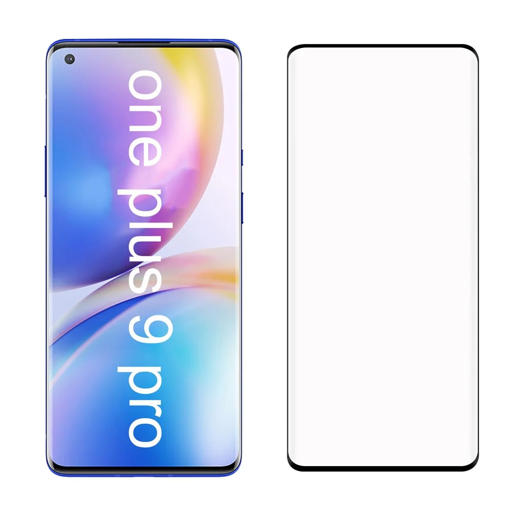 Anti-Fingerprint Ultra Clear 3D Tempered Glass Full Screen Protector Film for OnePlus 9 Pro/10 Pro - 7