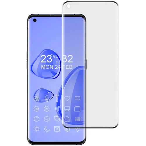 IMAK 3D Curved Tempered Glass Full Screen Covering Film Side Glue for Oppo Find X3/Find X3 Pro - 1