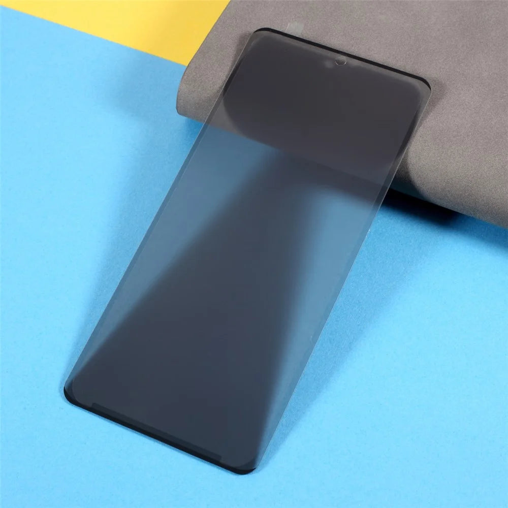 Anti-Burst Ultra Clear Full Screen (Side Glue) Silk Printing 180 Degree Anti-spy Tempered Glass Screen Guard Film for Samsung Galaxy S21 5G/4G - 3