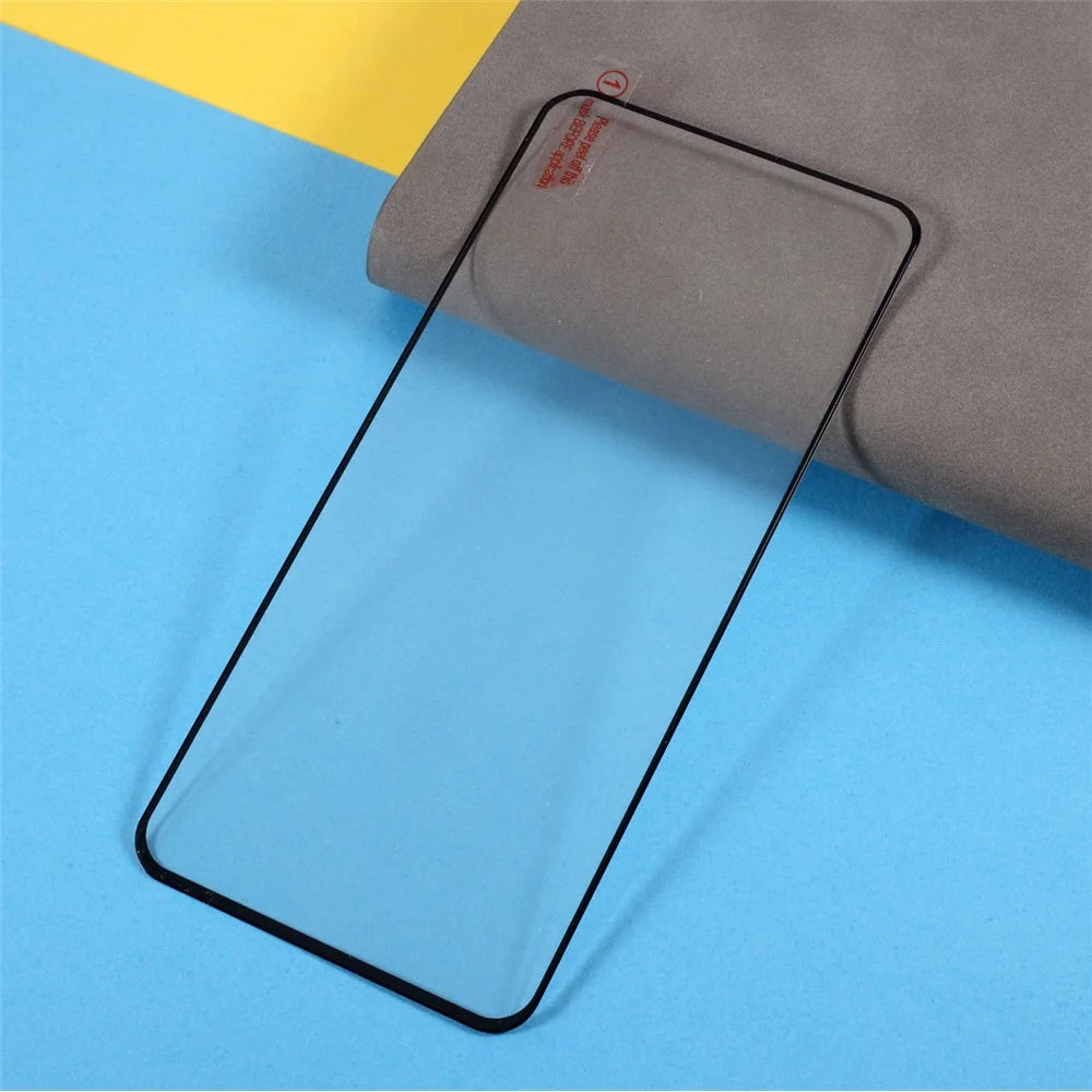 Tempered Glass Silk Print Full Coverage [Full Glue] Curved Screen Protector [Support Face Unlock, Not Support Fingerprint Unlock] for Samsung Galaxy S21 Ultra 5G - 6