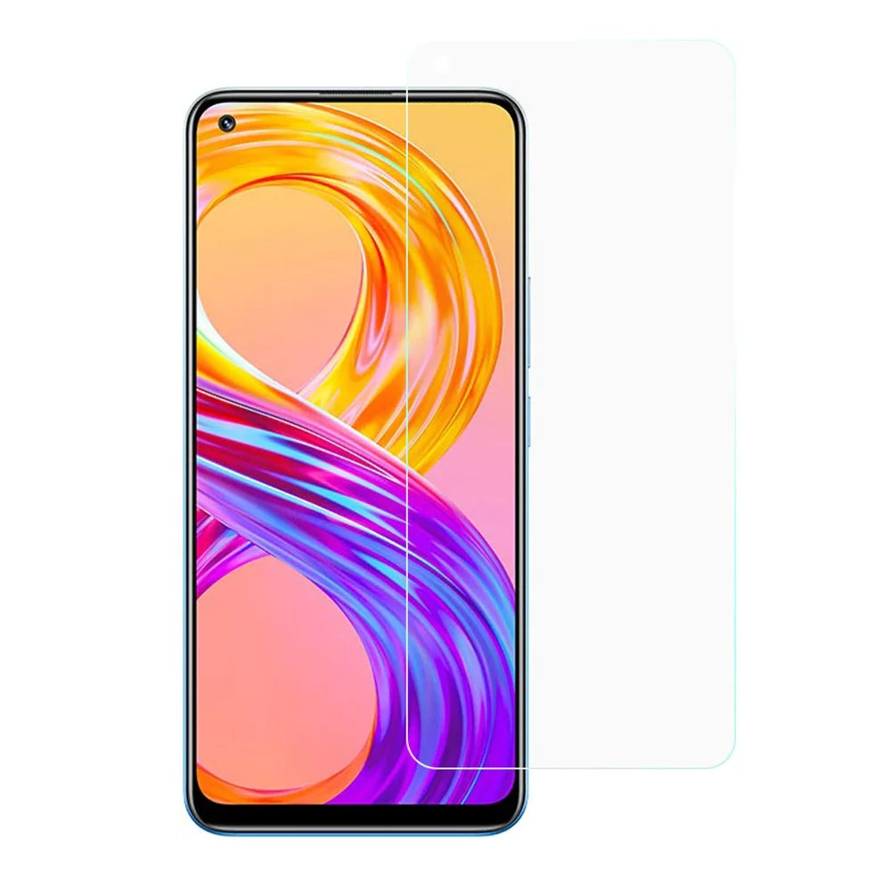 0.3mm Arc Edge Anti-Explosion Tempered Glass Phone Screen Protector Film for Realme 8 - 1