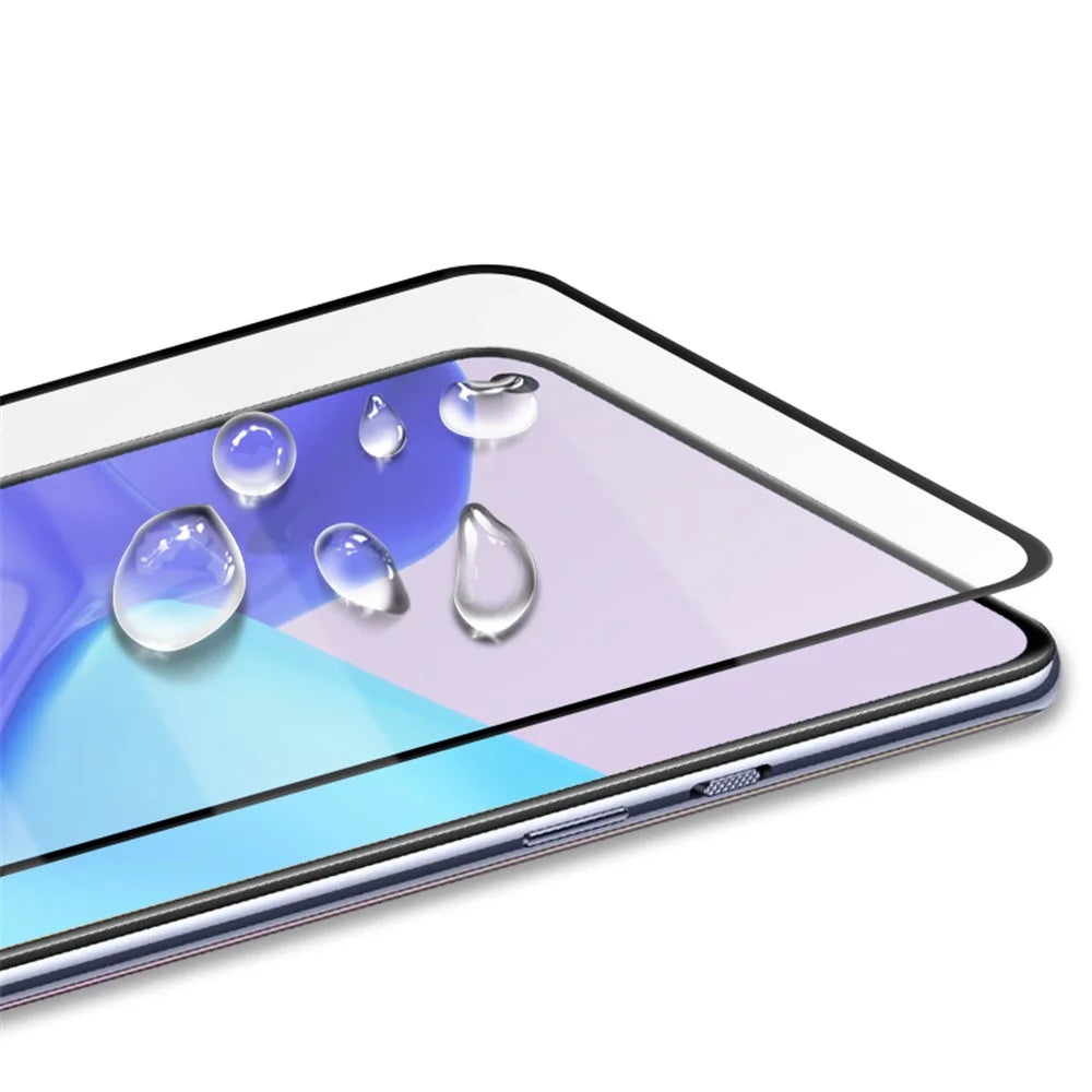 AMORUS Full Glue HD Tempered Glass Silk Print Full Coverage Screen Protector for OnePlus 9 - 4